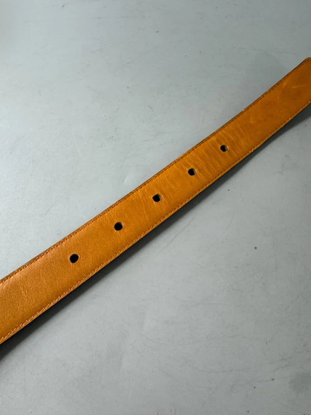 Lauren Ralph Lauren Navy Blue Leather belt, Size XL